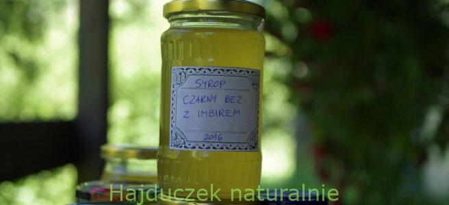 syrop bzowy z imbirem