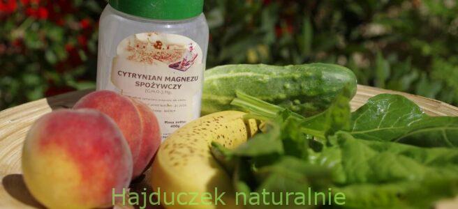 zielony koktajl z magnezem
