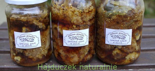 smażone kanie w zalewie octowej