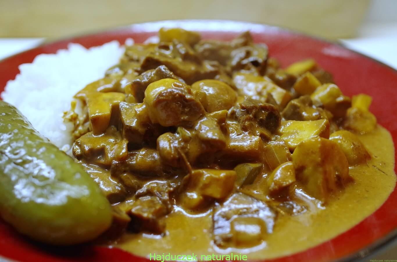 stroganow z boczniaków