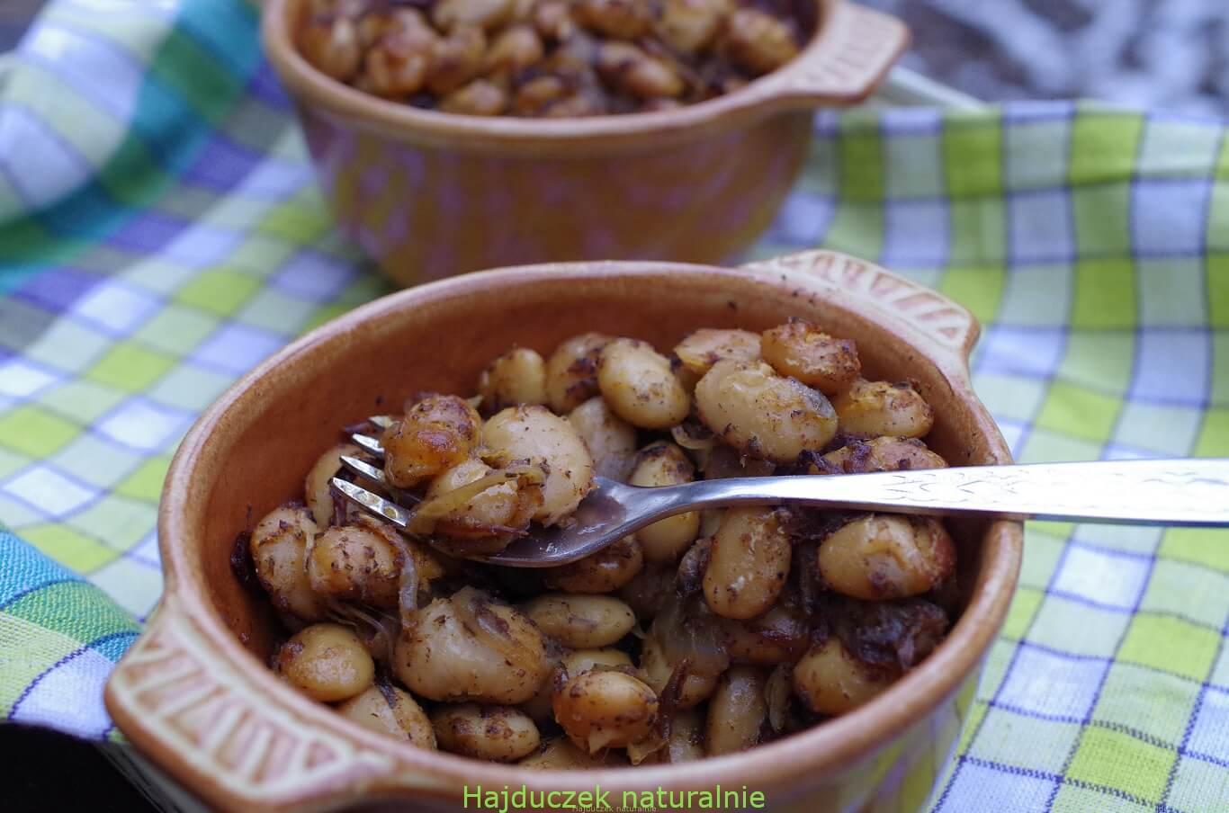 pieczona fasola