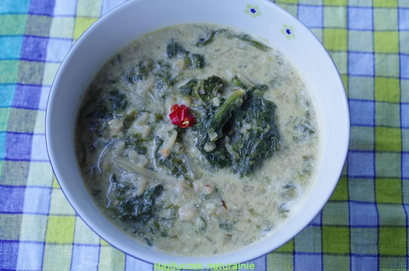 zupa szpinakowa