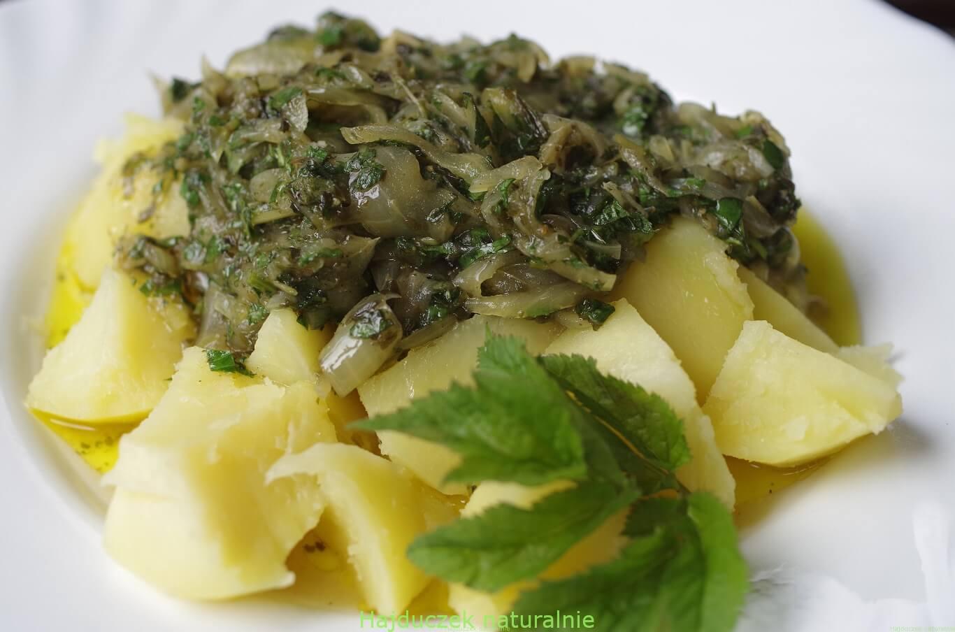 Ziemniaki z nie-smażoną cebulą
