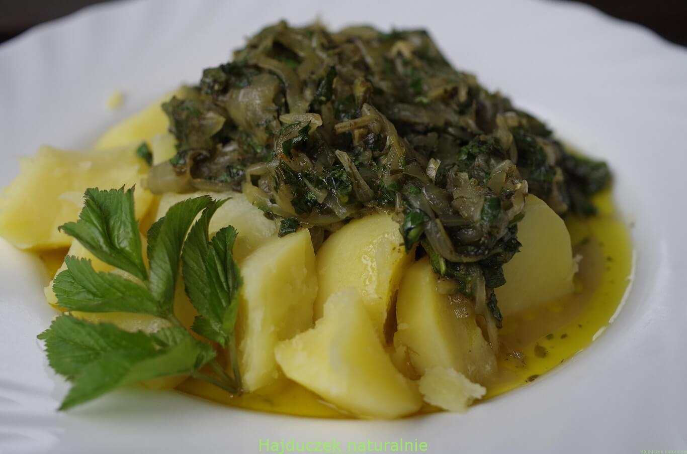Ziemniaki z nie-smażoną cebulą