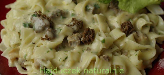 tagliatelle z sosem smardzowym