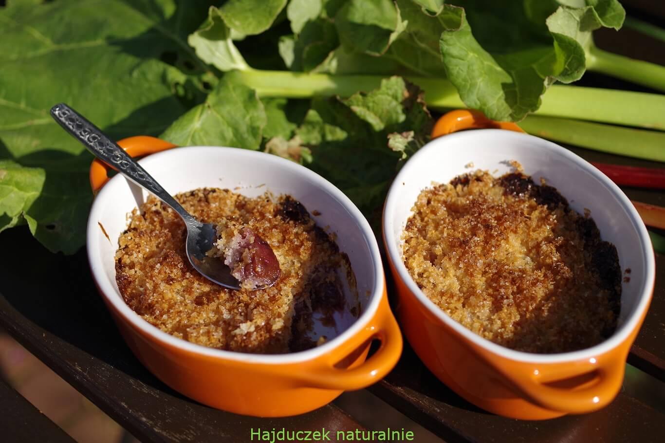 rabarbarowe crumble
