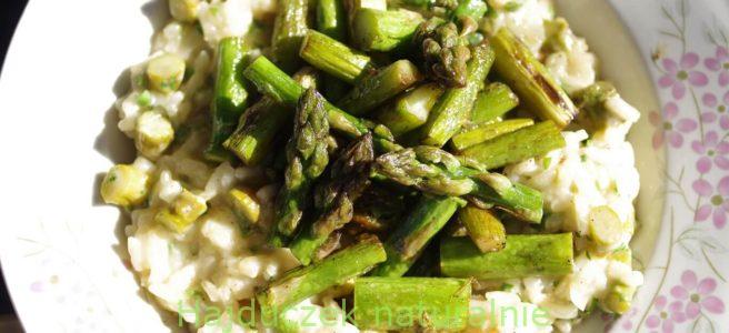 risotto potrójnie szparagowe