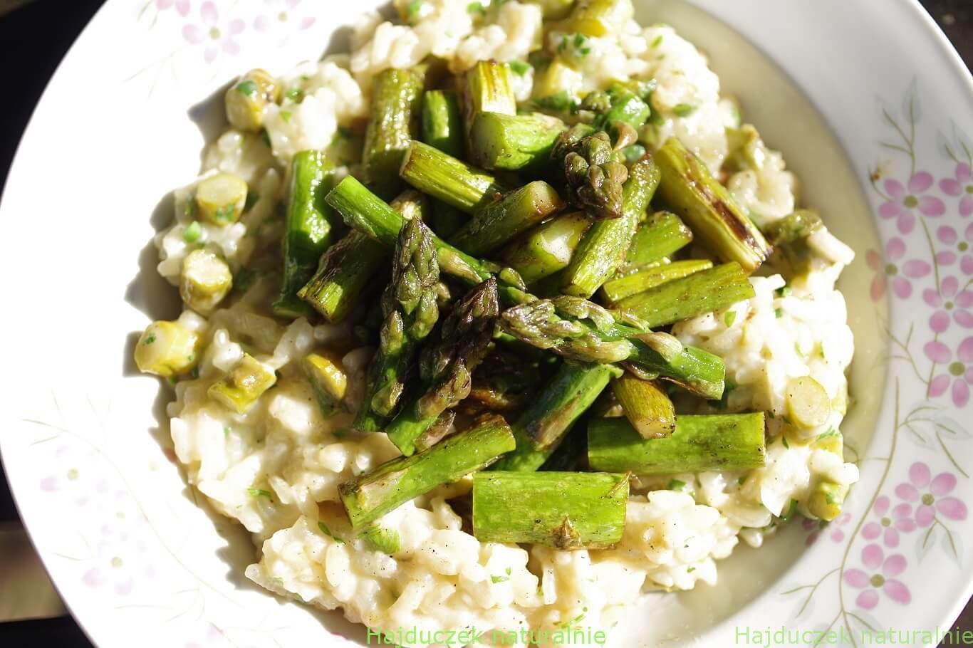 risotto potrójnie szparagowe