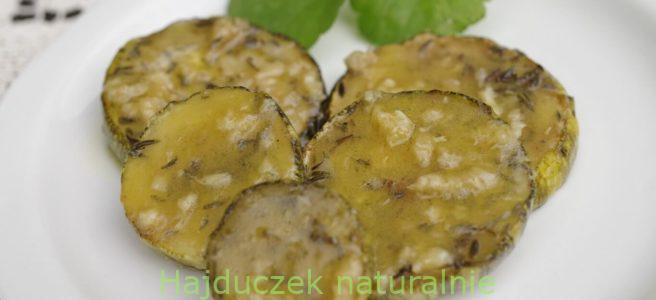 marynowana grillowana cukinia