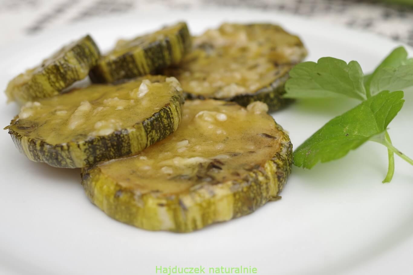 marynowana grillowana cukinia