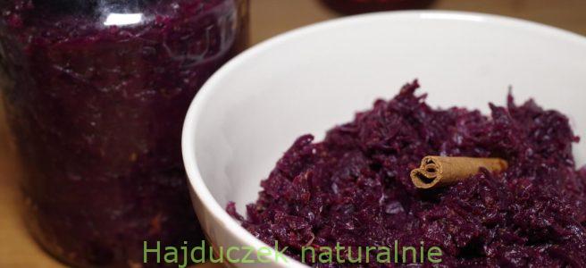 świąteczna czerwona kapusta