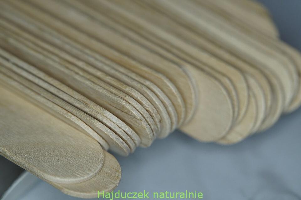 szpatułki drewniane