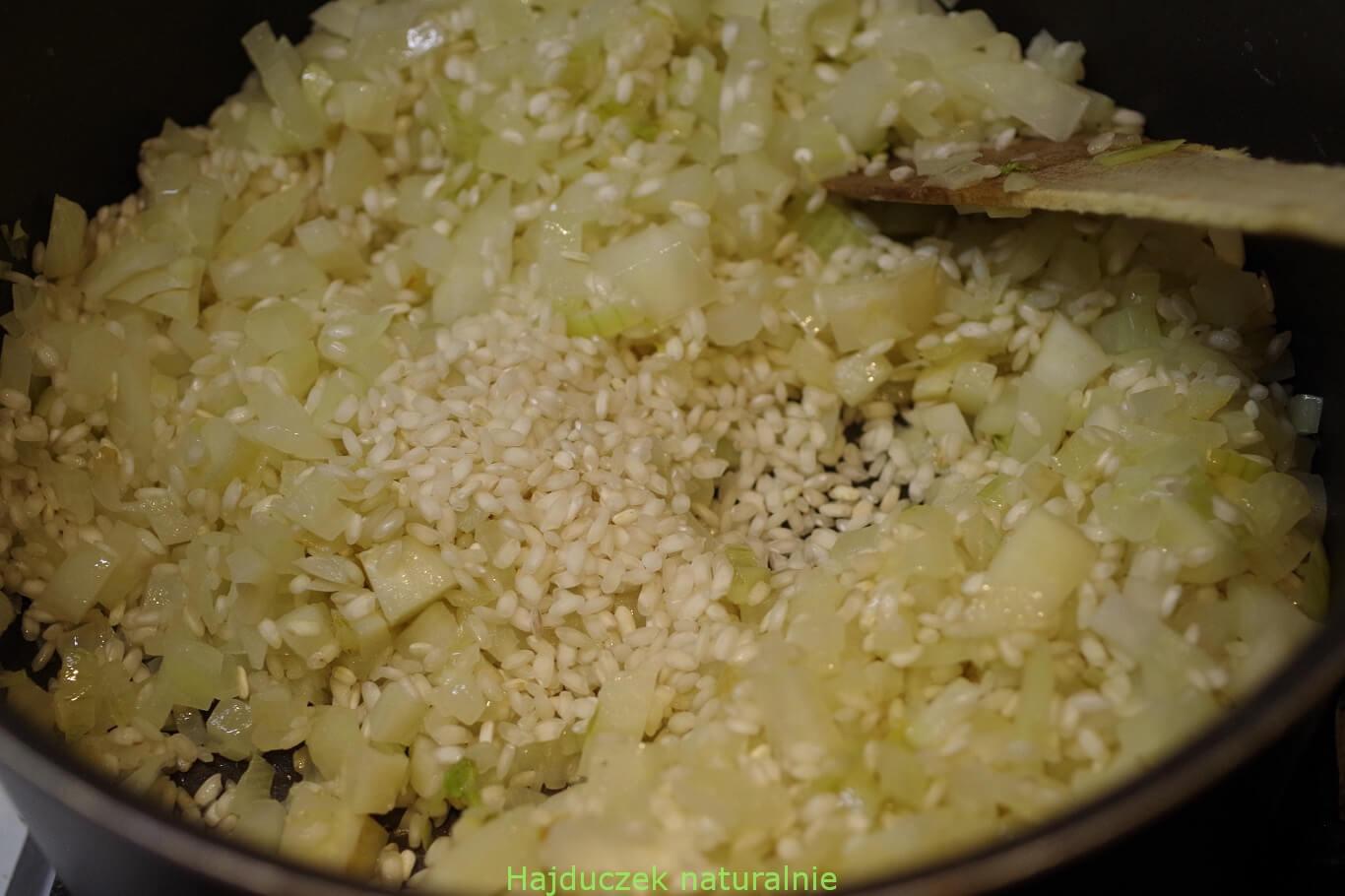 risotto z fenkułem