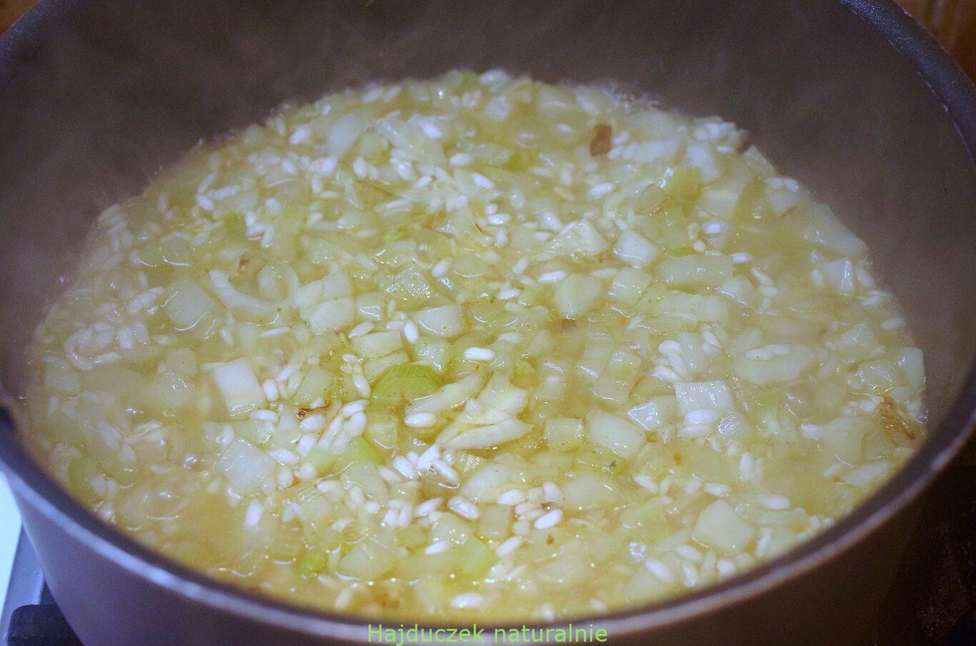 risotto z fenkułem