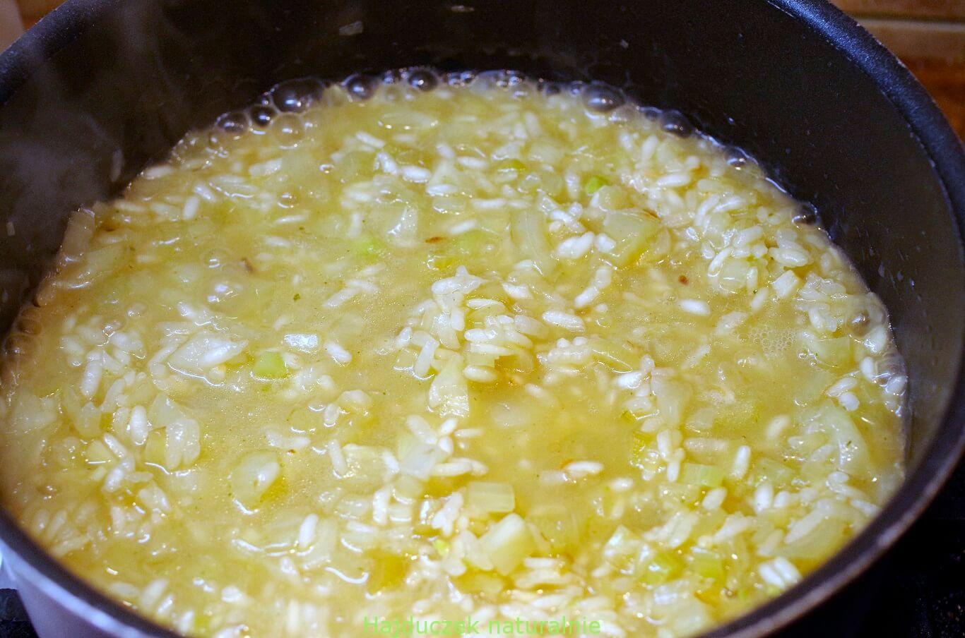 risotto z fenkułem