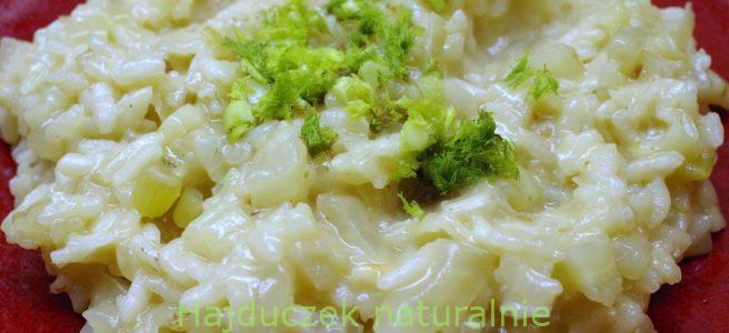 risotto z fenkułem
