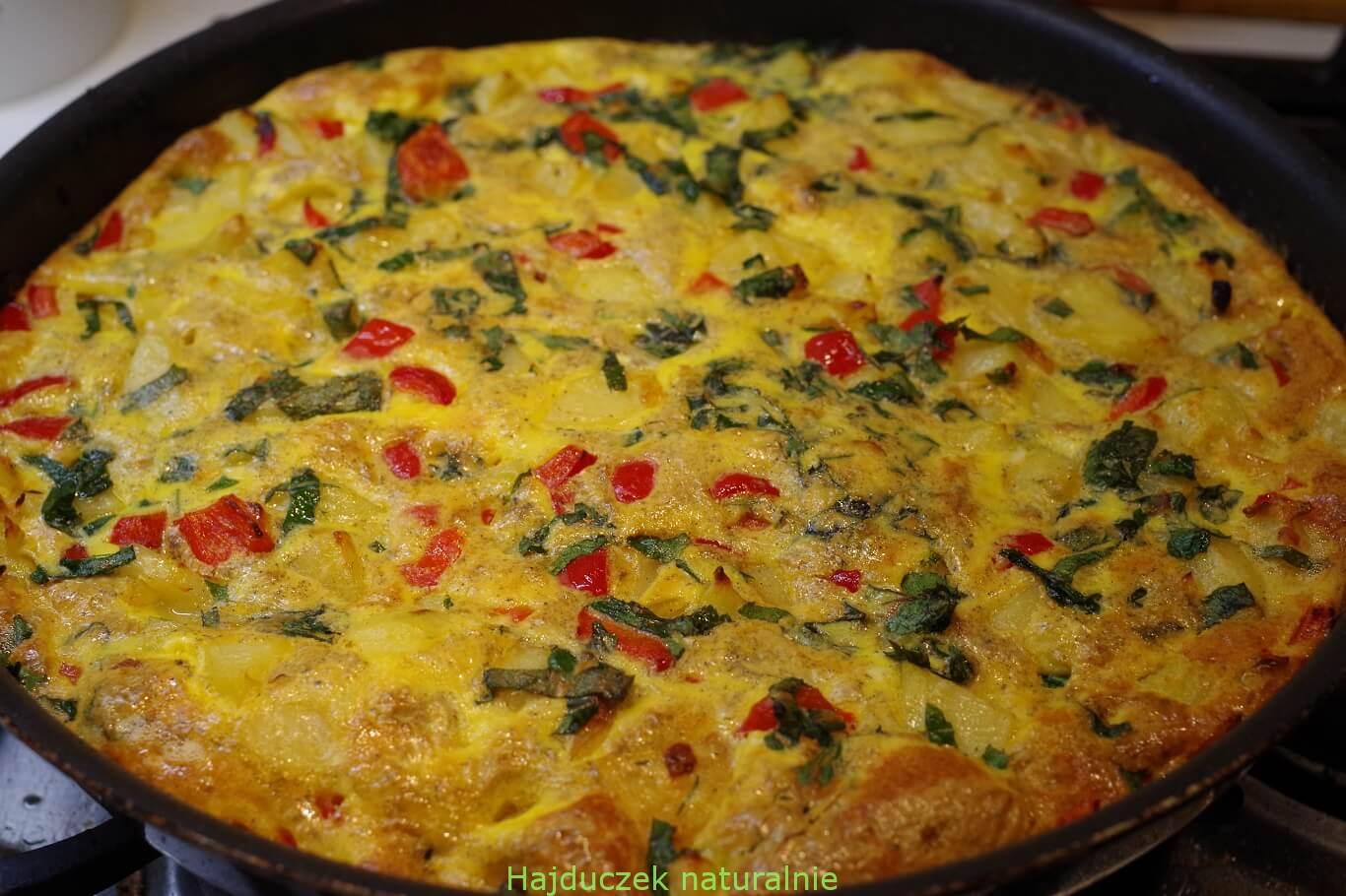 tortilla z piekarnika