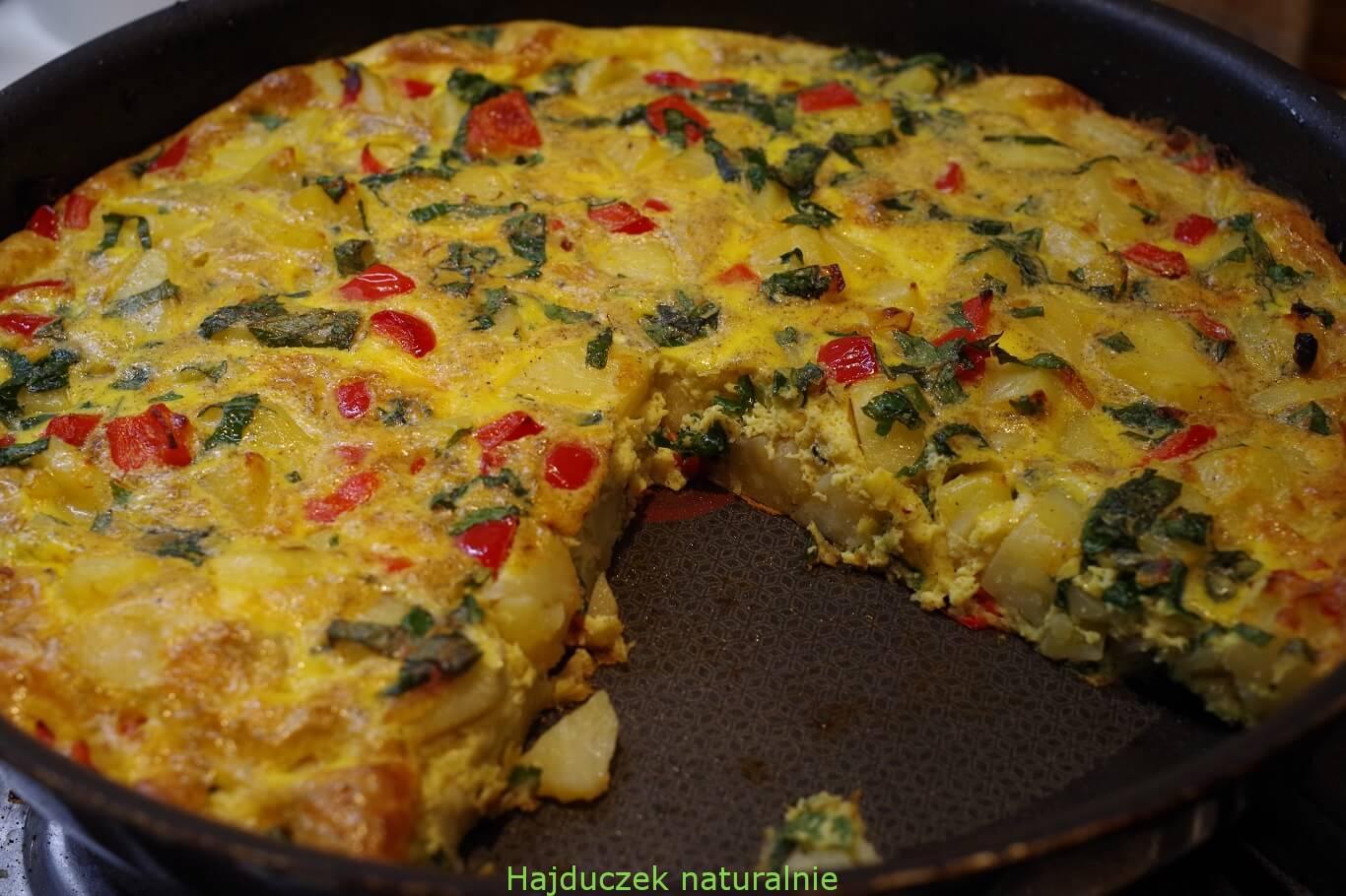 tortilla z piekarnika