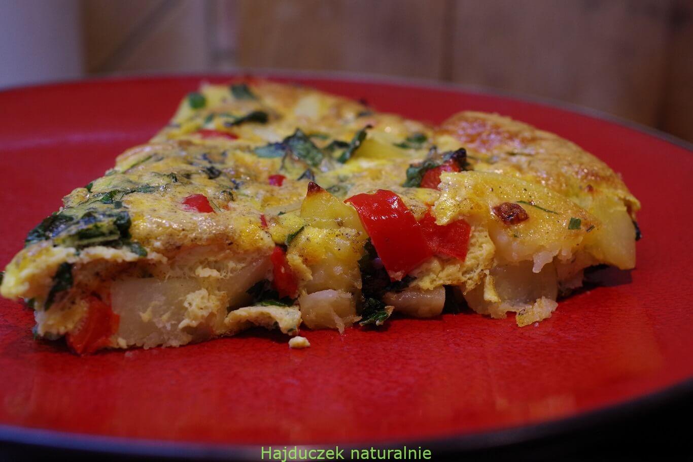 tortilla z piekarnika