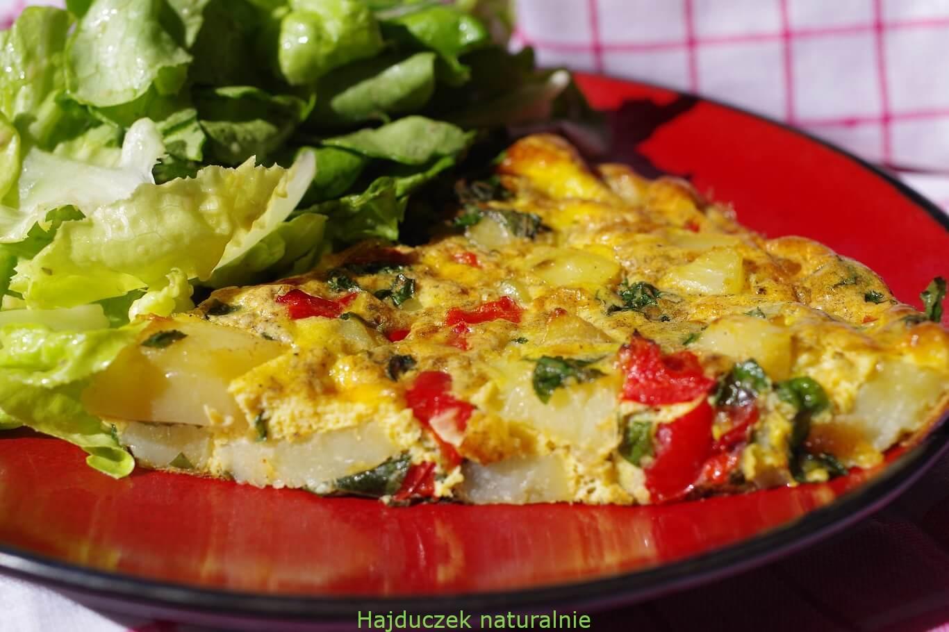 tortilla z piekarnika