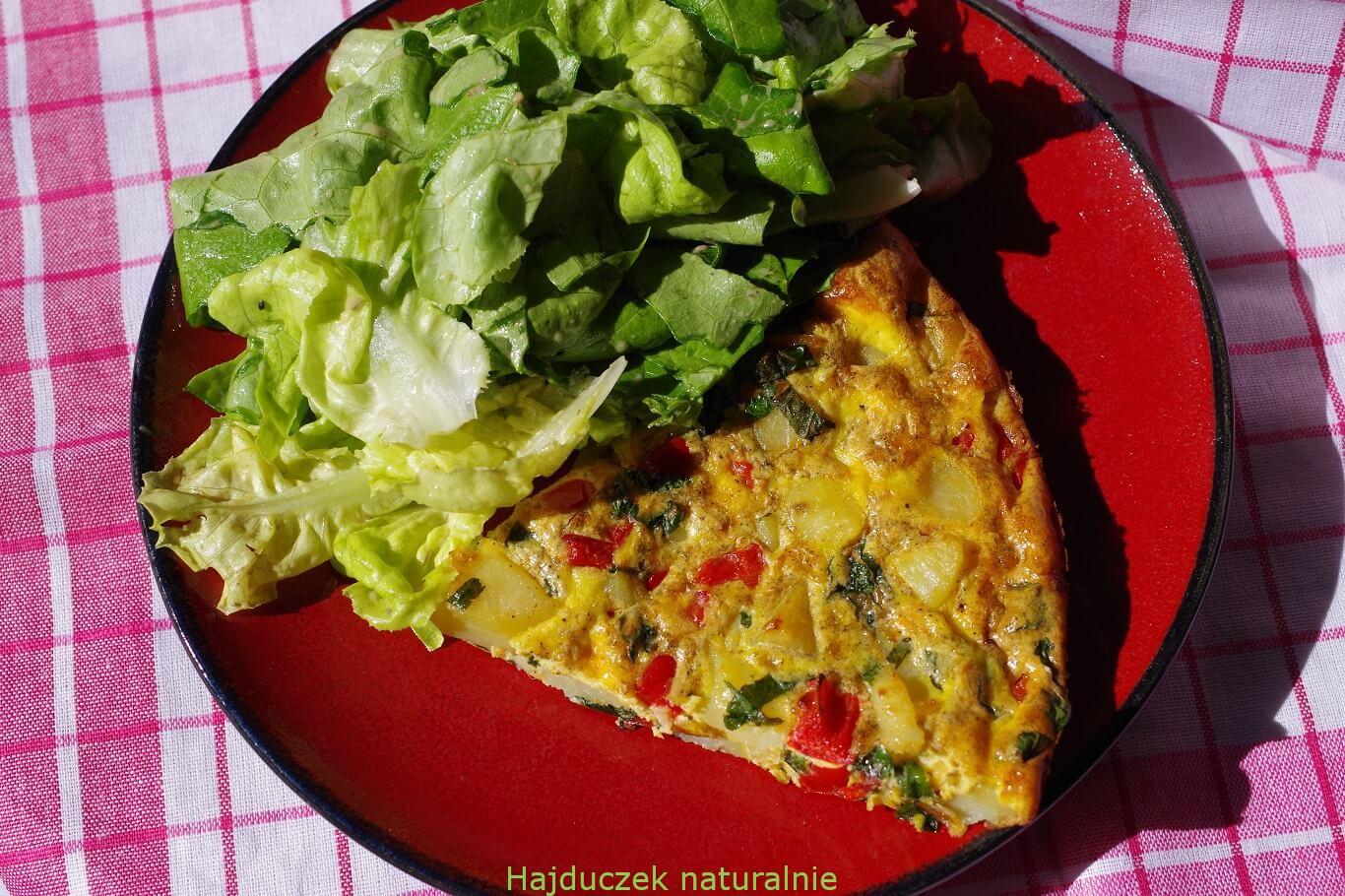 tortilla z piekarnika