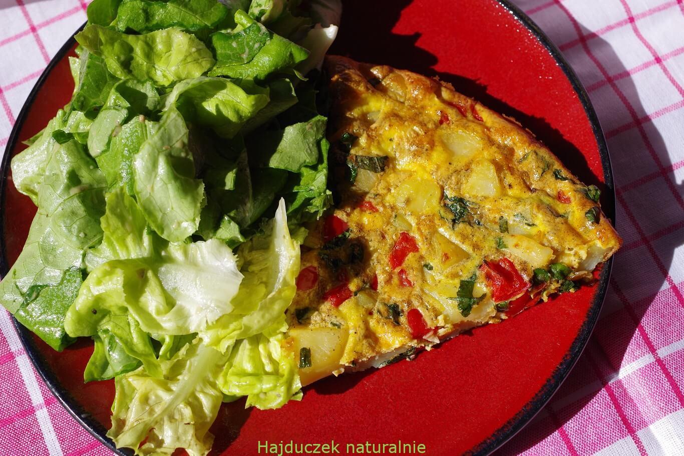 tortilla z piekarnika