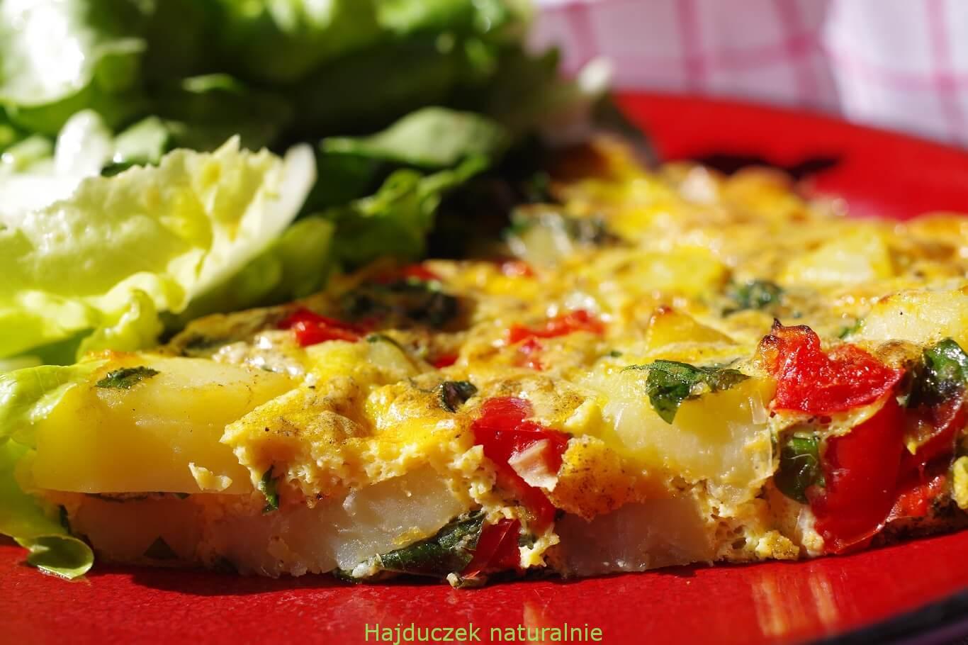tortilla z piekarnika