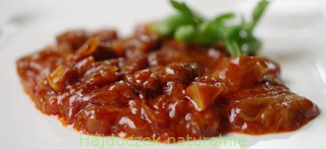 grzyby w pomidorach