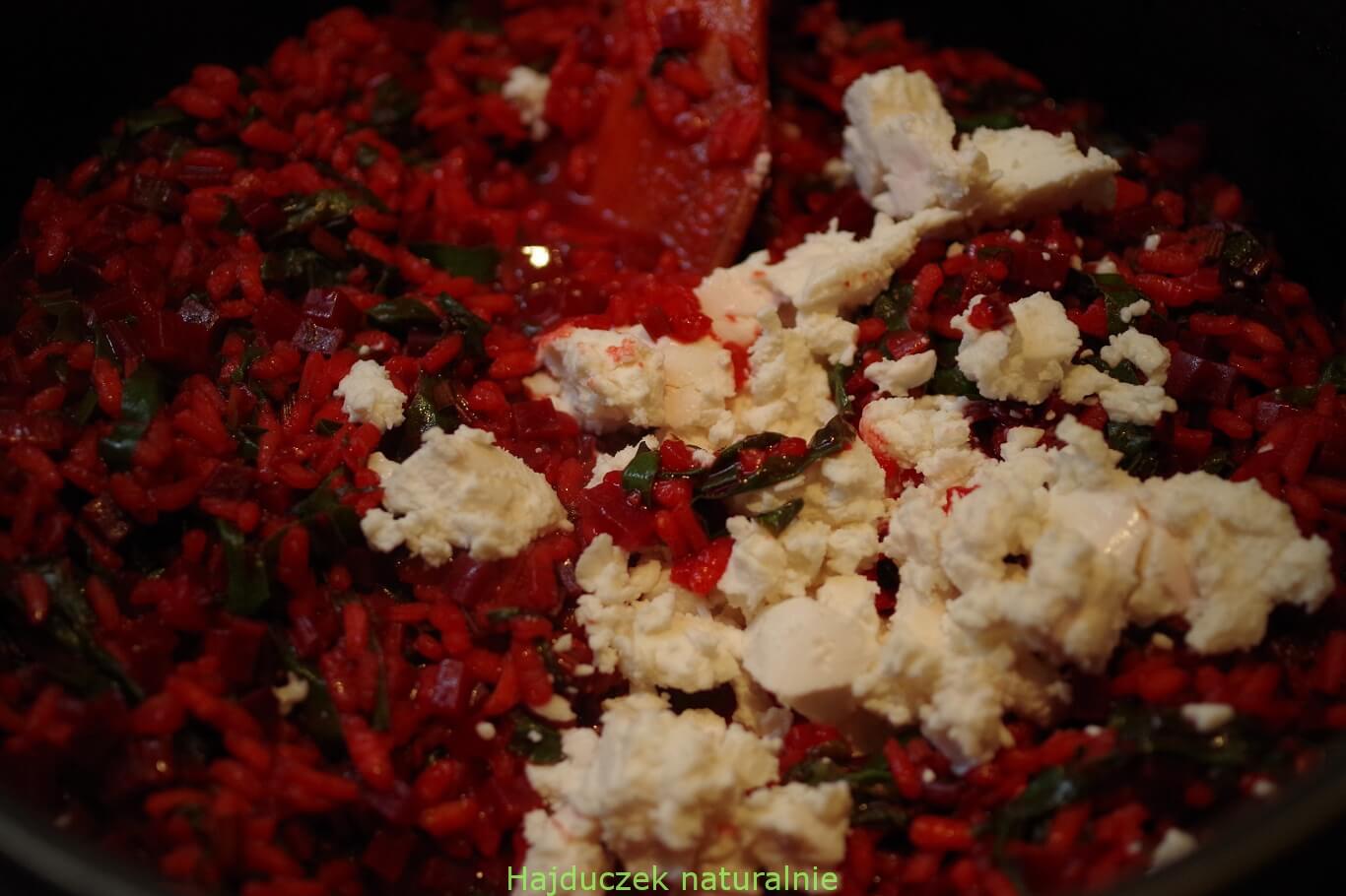 risotto z kozim serem