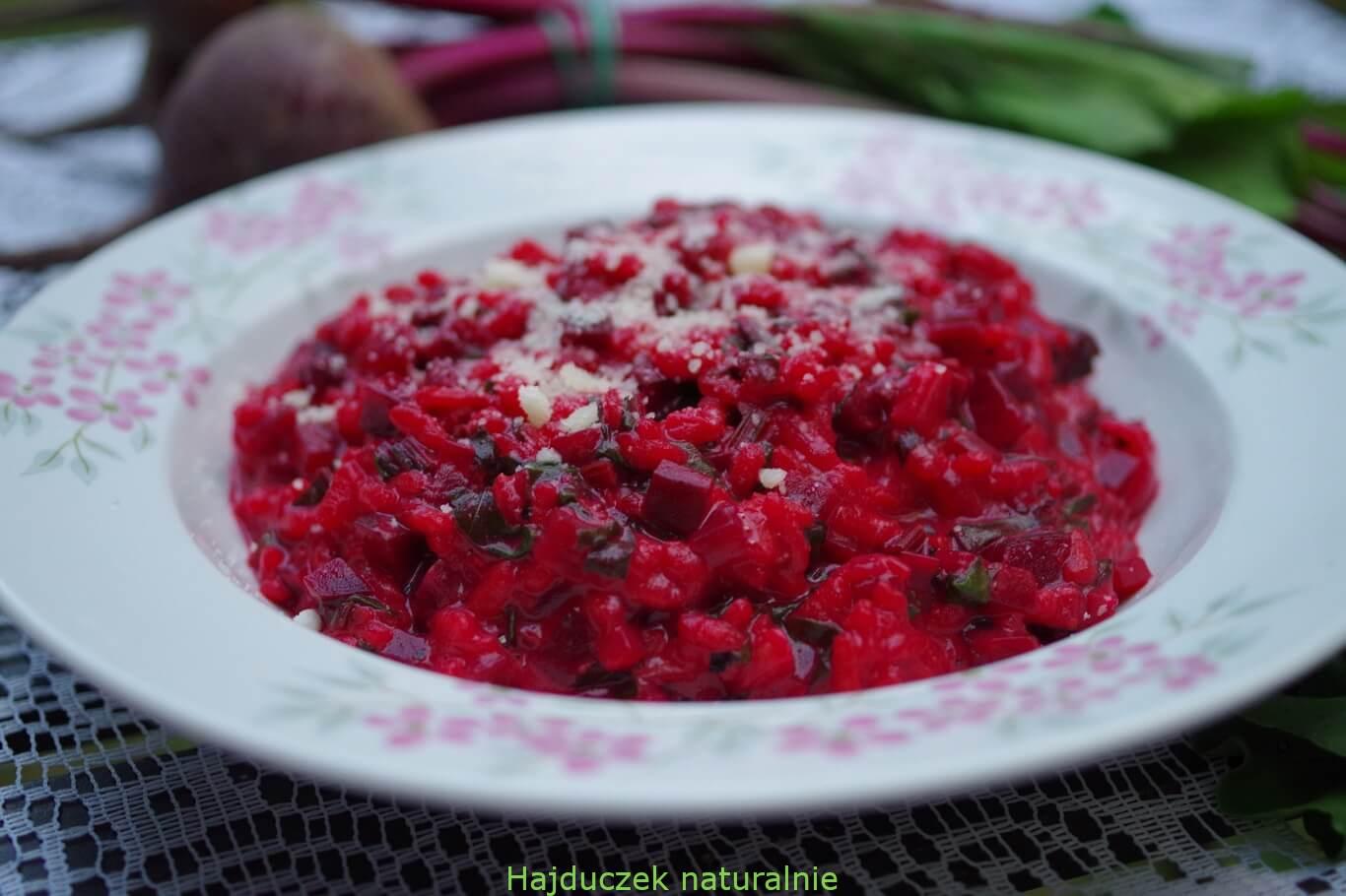 risotto z botwinką