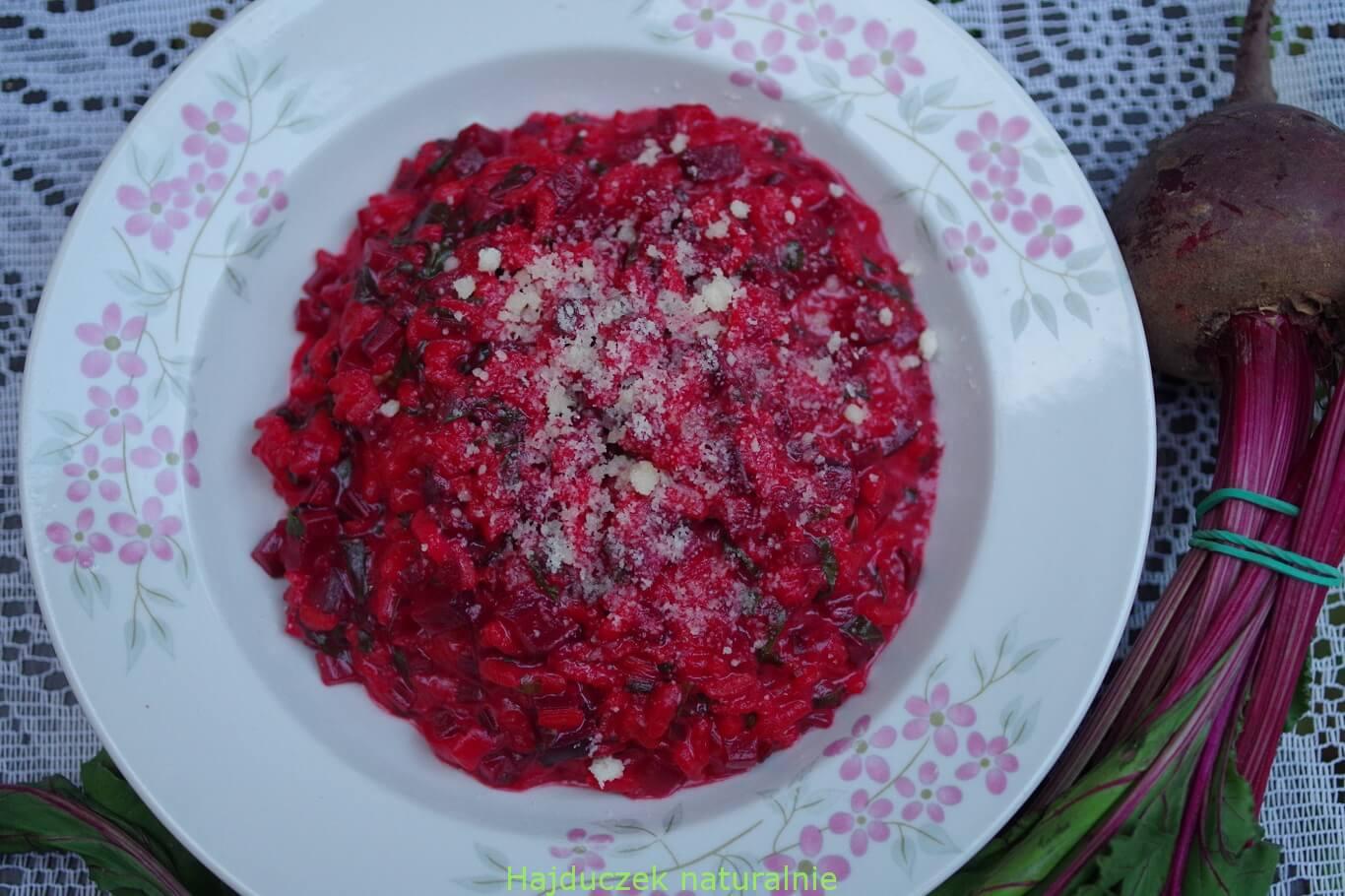 risotto z botwinką