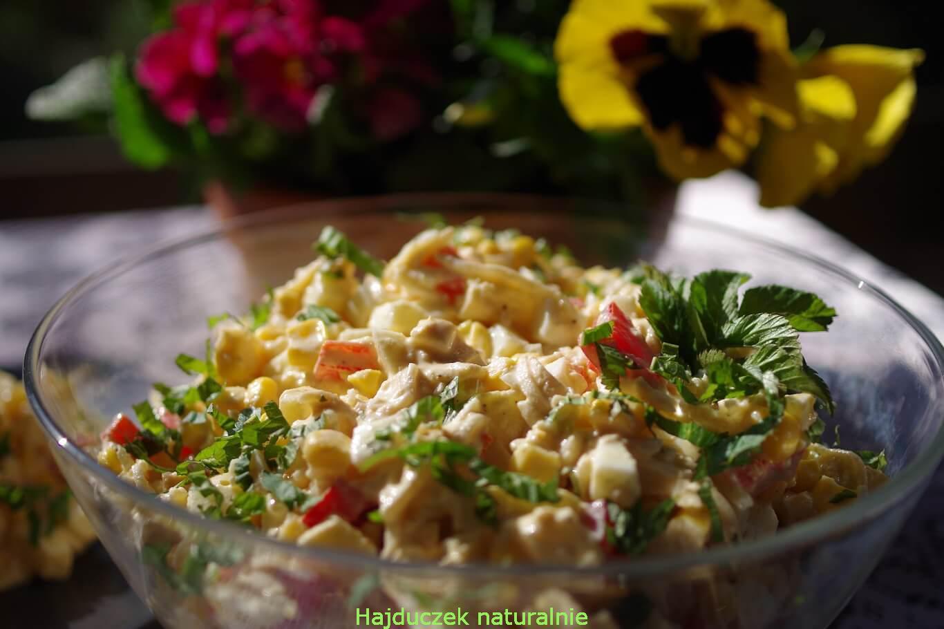 sałatka jajeczna z chrzanem
