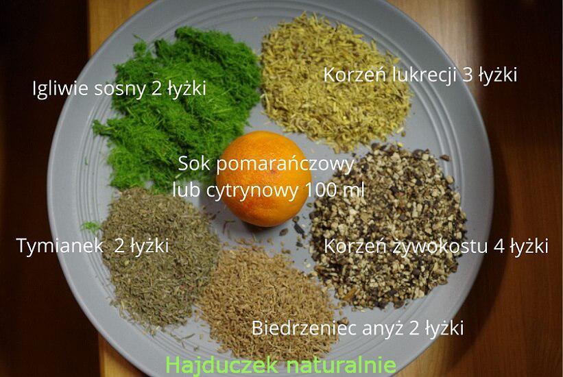syrop sosnowy z ziołami