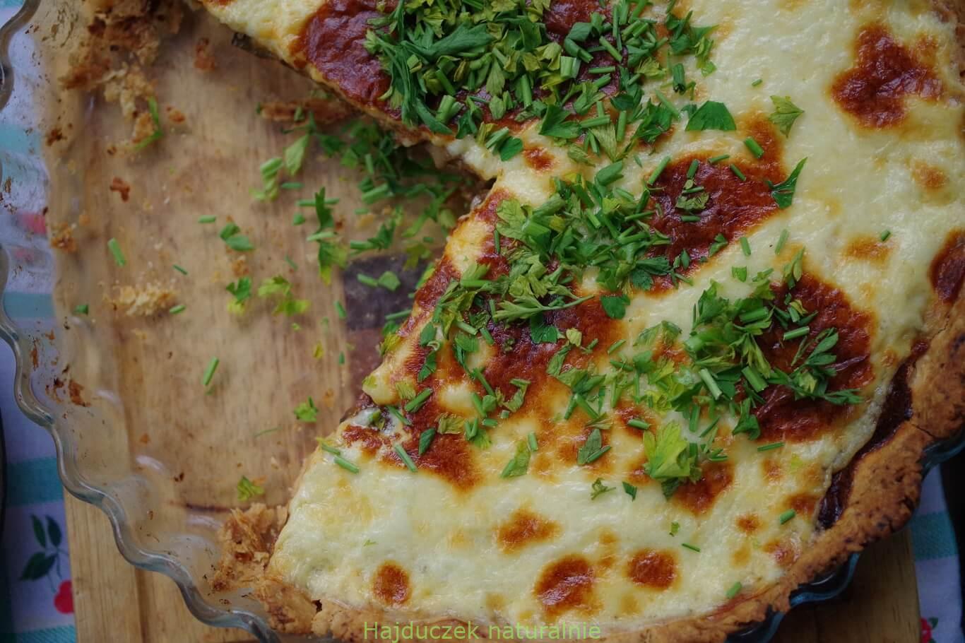 tarta z grzybami