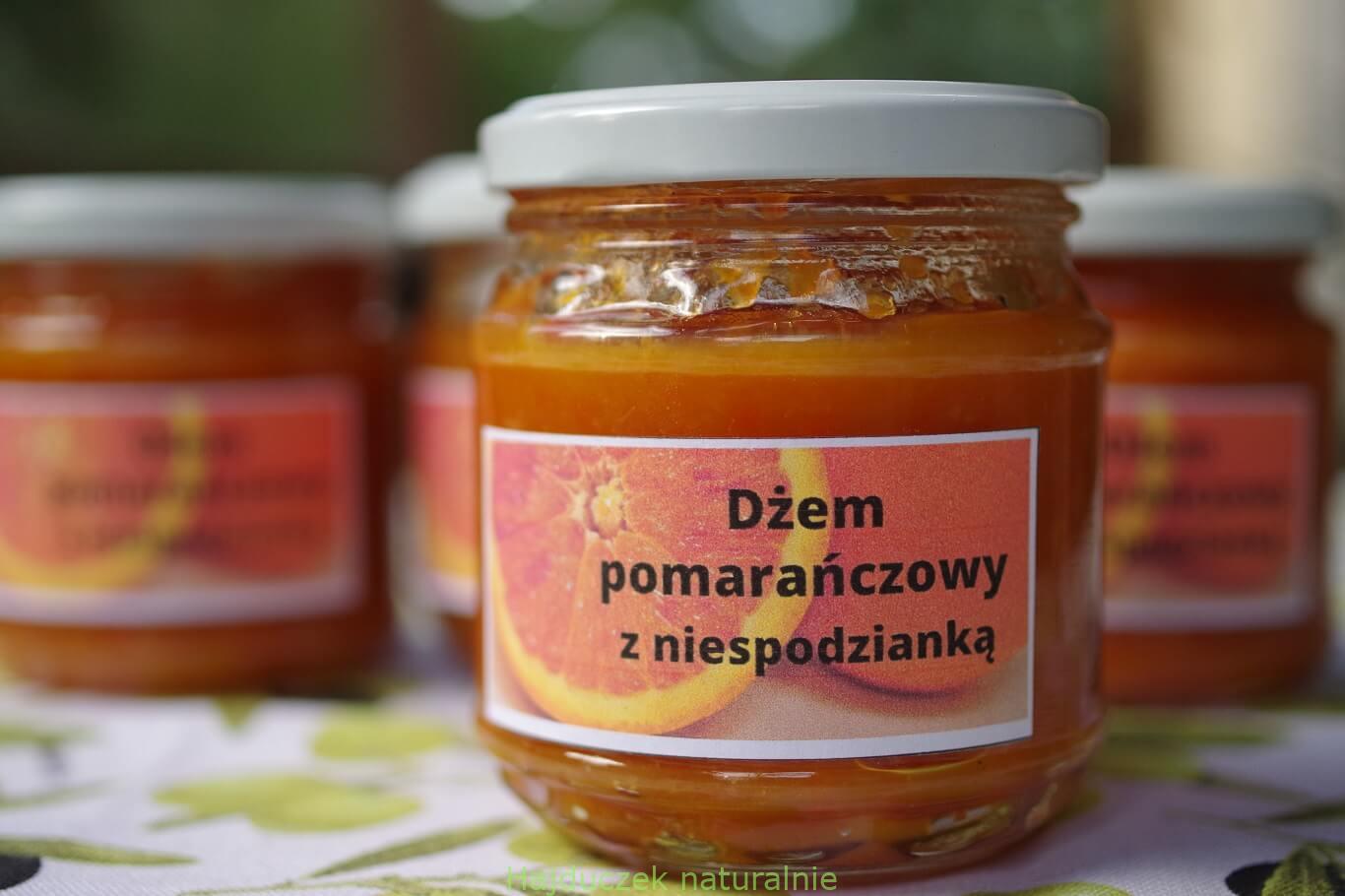 dżem marchewkowo-pomarańczowy