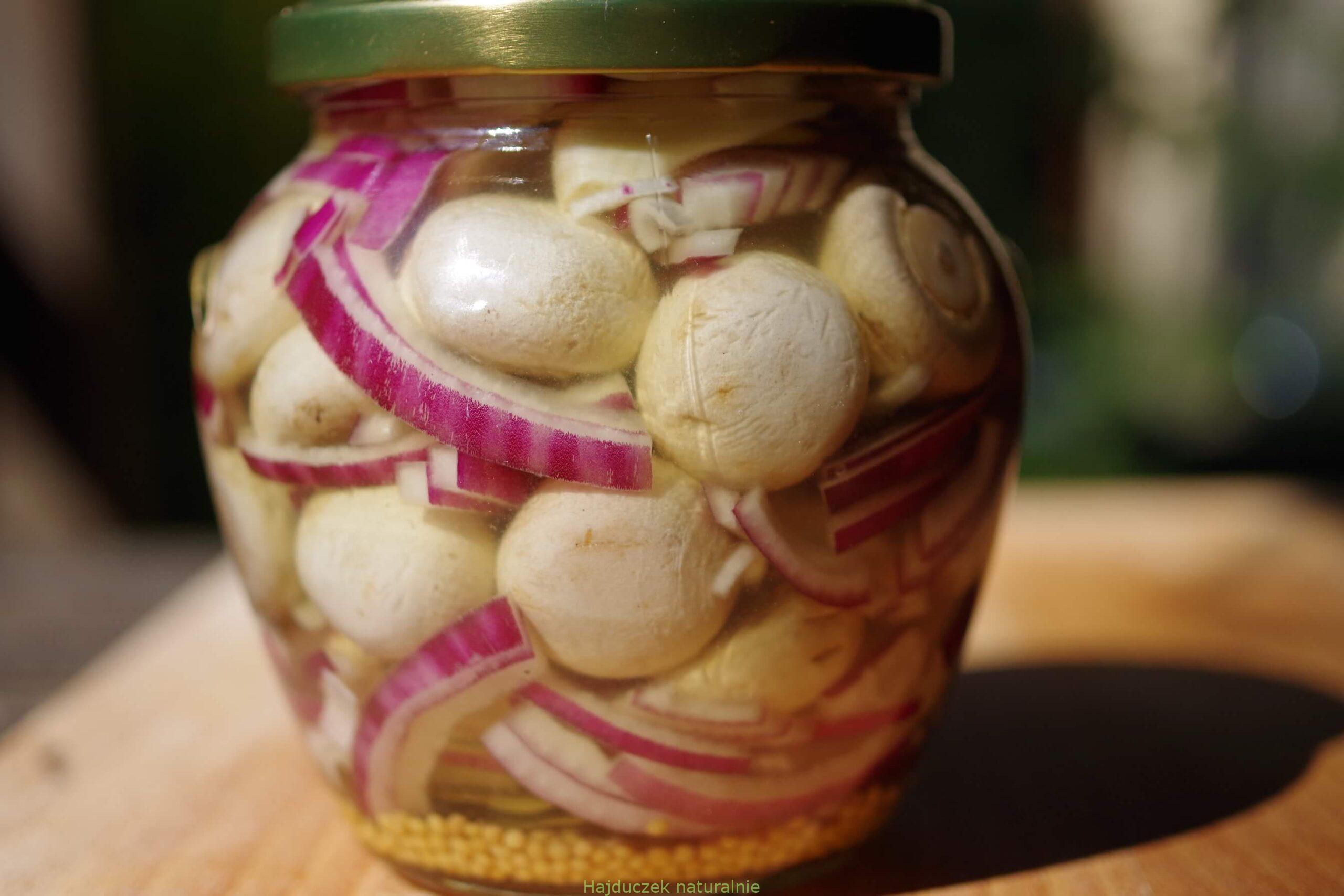 kiszone małe pieczarki