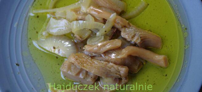 boczniaki w zalewie octowej