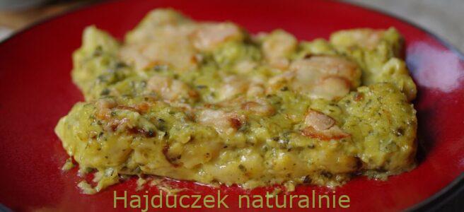 makaron zapiekany z cukinią