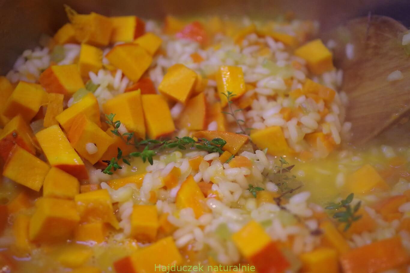 risotto z dynią