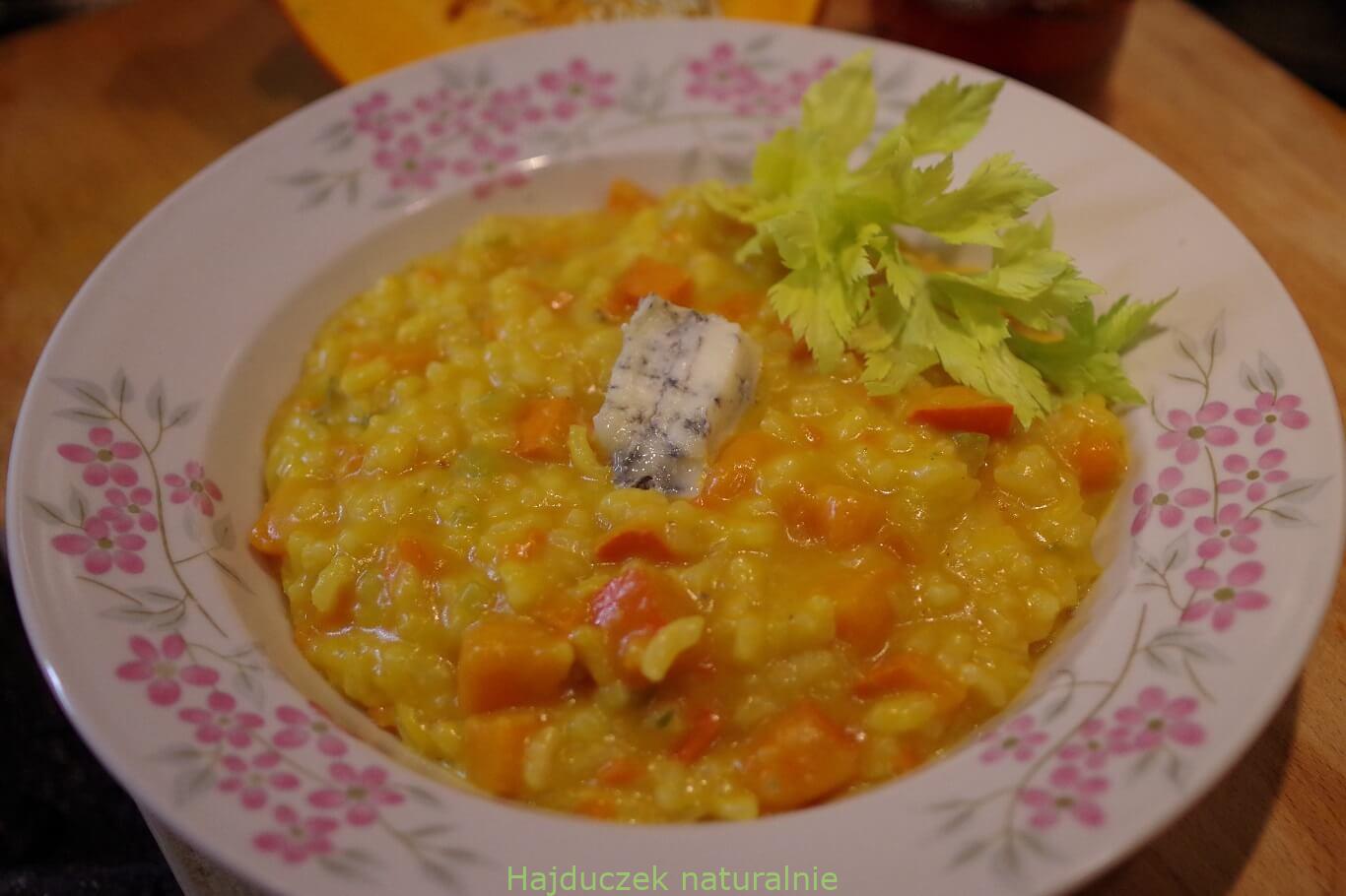 risotto z dynią