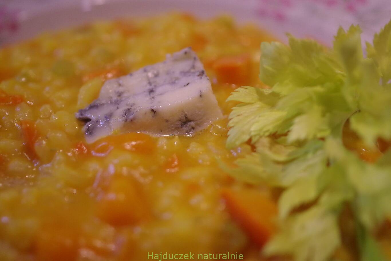 risotto z dynią i gorgonzolą