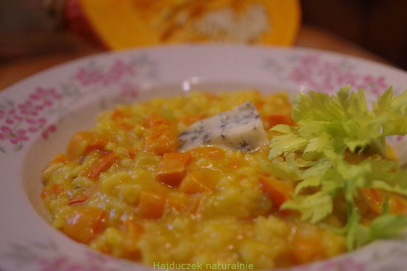risotto z dynią