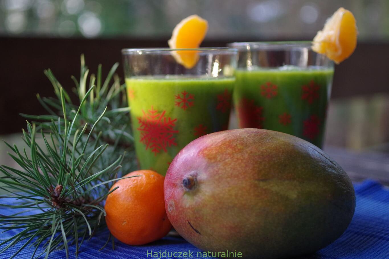 koktajl z sosny i mango