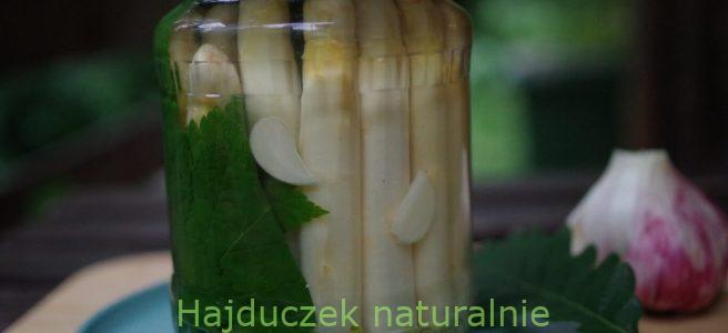 białe szparagi kiszone