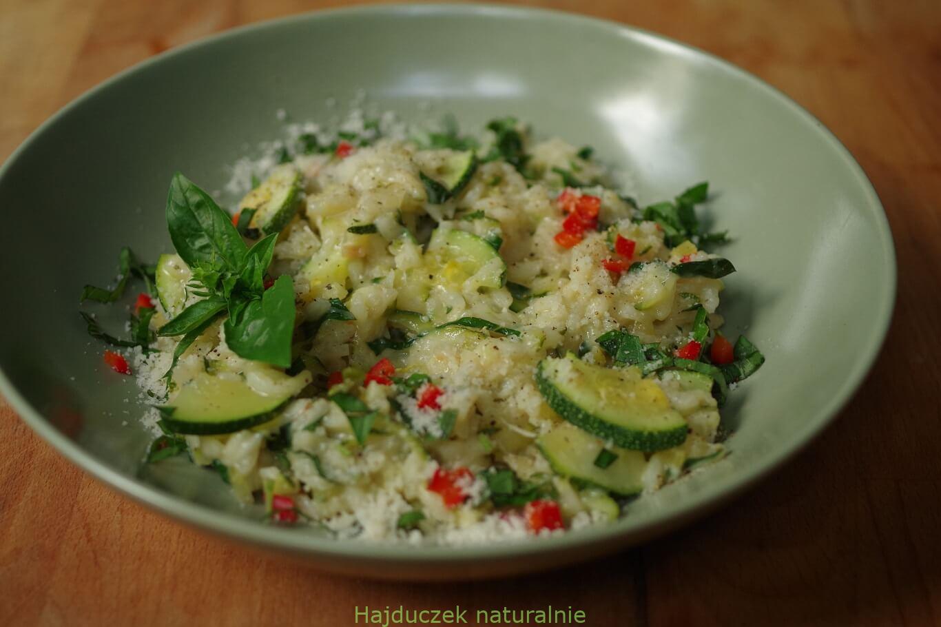 risotto z cukinią