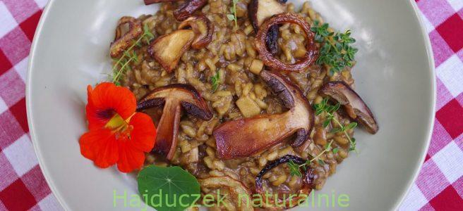 risotto z borowikami