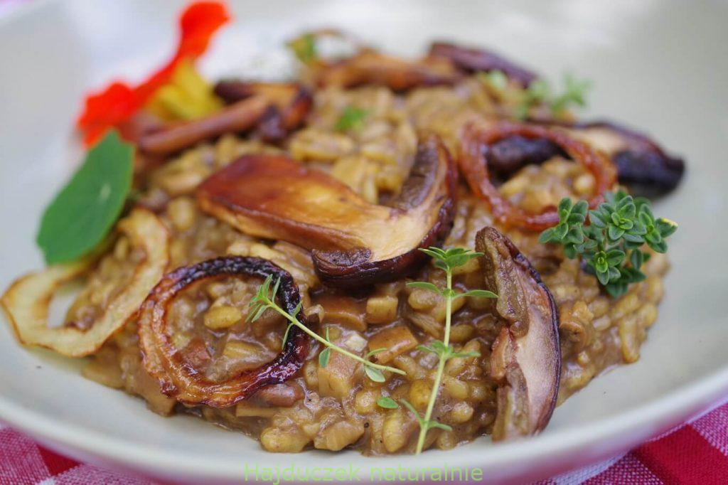 Risotto z borowikami - Hajduczek naturalnie - proste sposoby na zdrowe ...