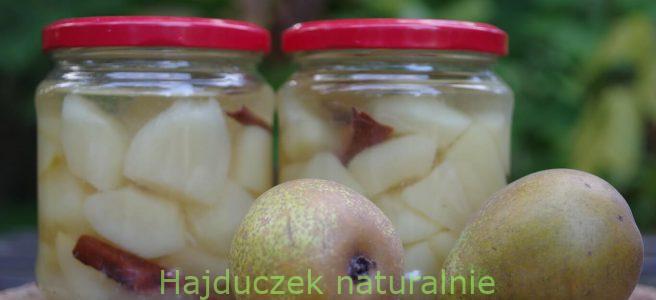 gruszki w lekkiej marynacie