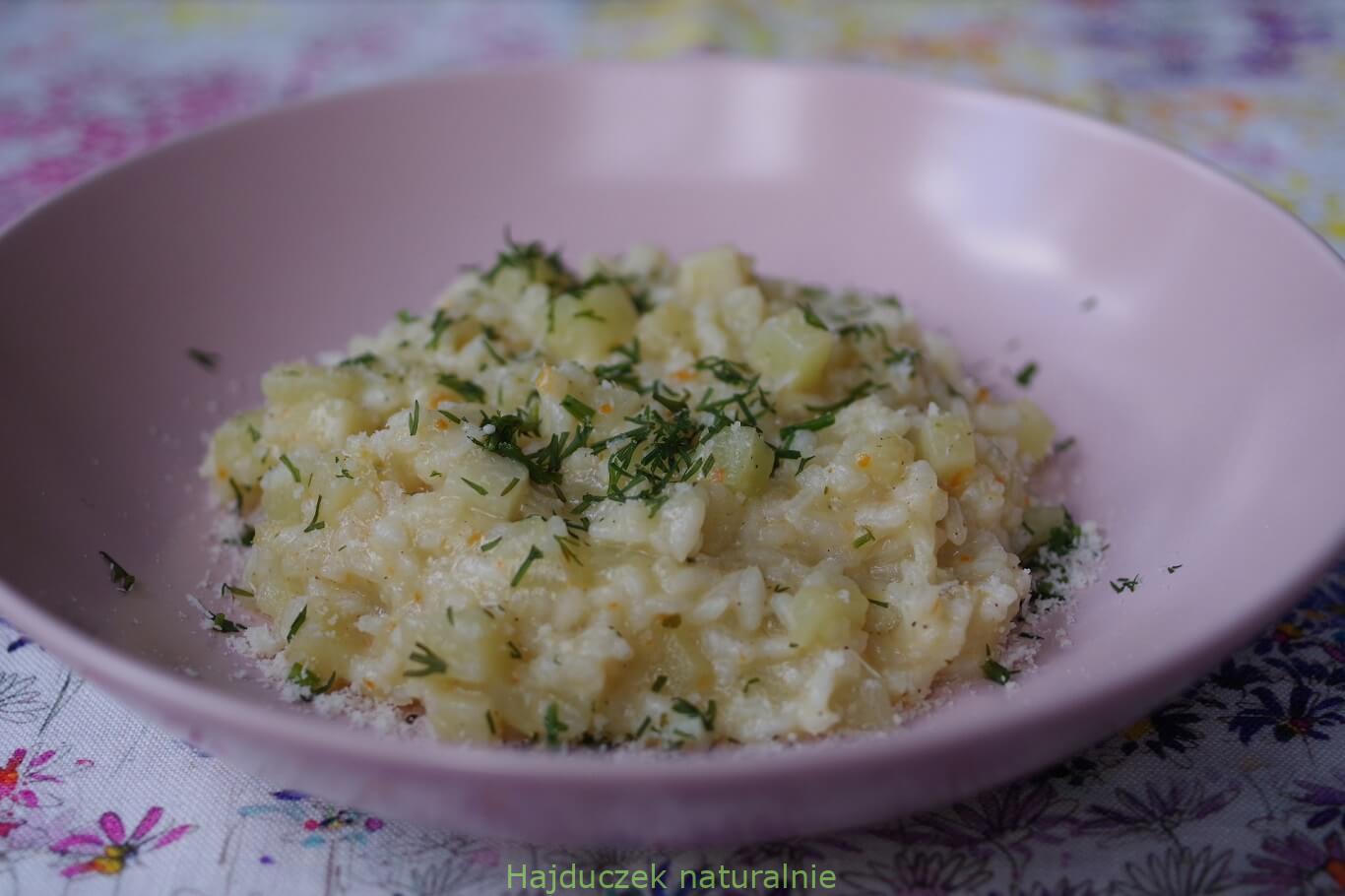 risotto z kalarepą