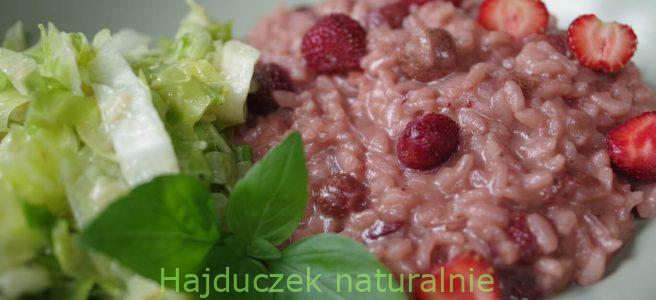 risotto z truskawkami